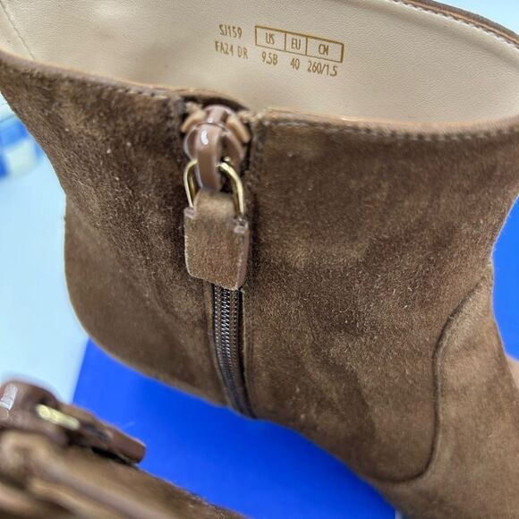 Women’s Stuart Weitzman suede ankle boots size 9.5 made in Spain - Picture 5 of 10